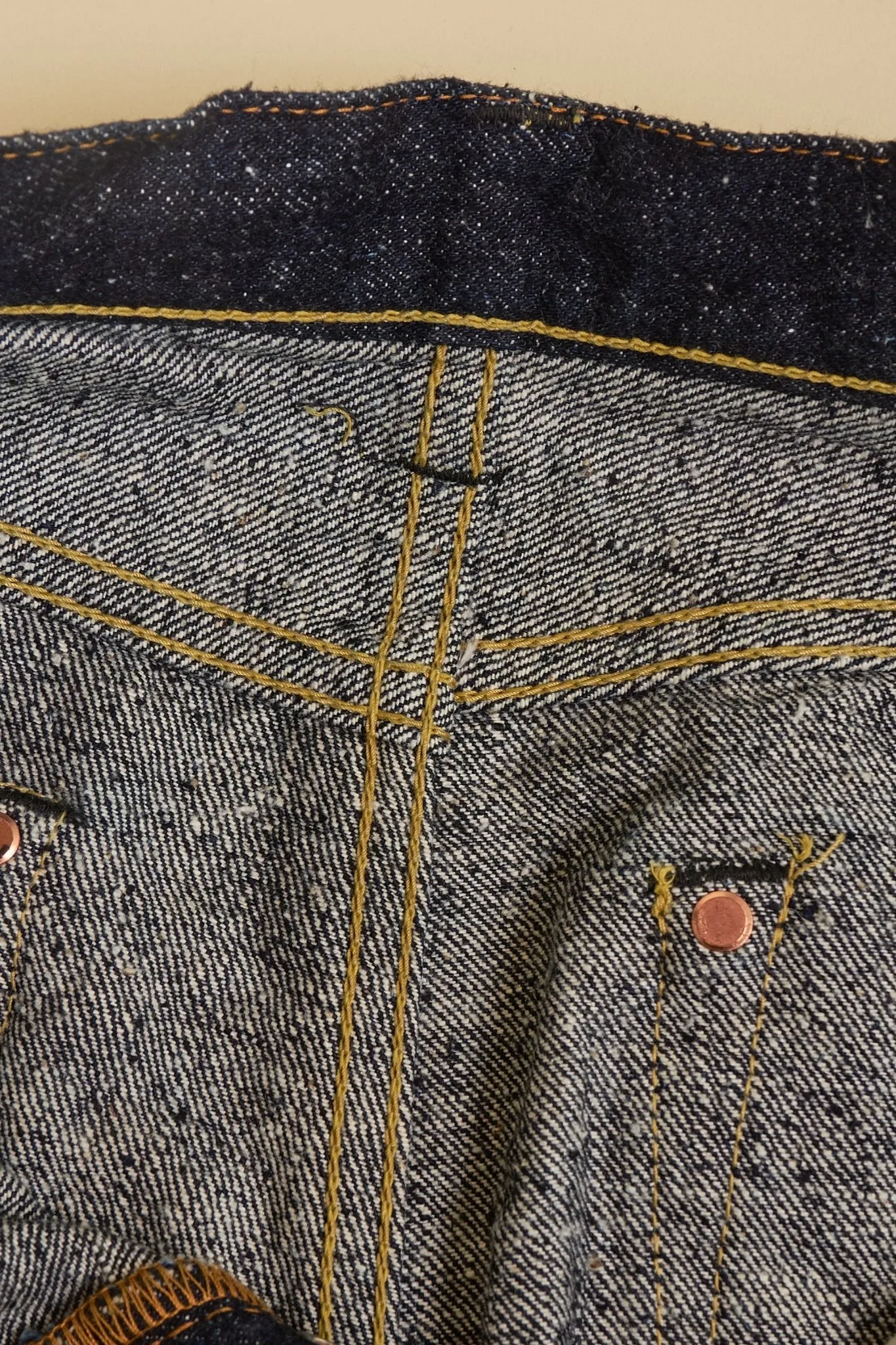 The Strike Gold "Keep Earth" Organic / Recycled Cotton Tapered Selvedge Jeans