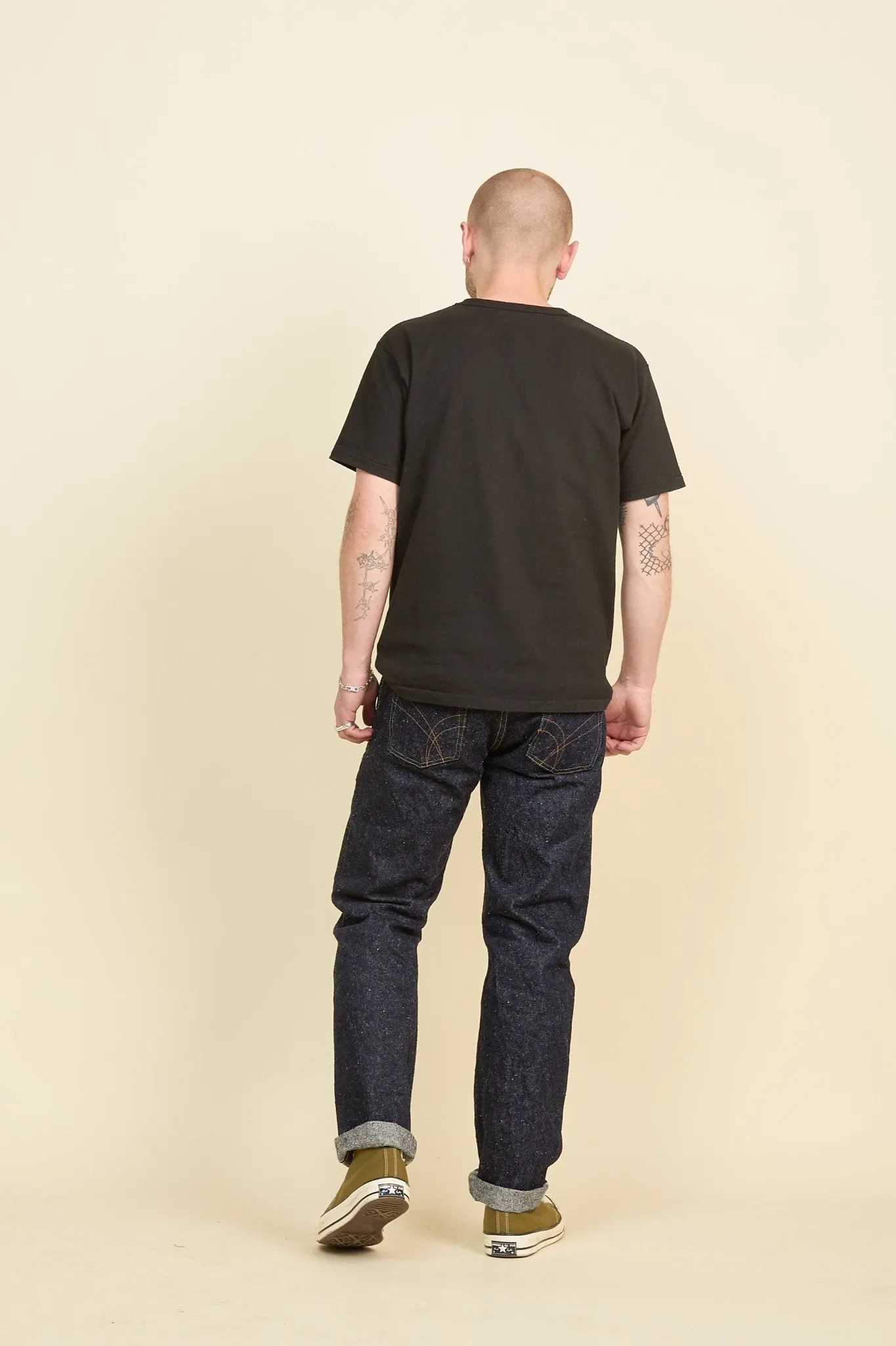 The Strike Gold "Keep Earth" Organic / Recycled Cotton Tapered Selvedge Jeans