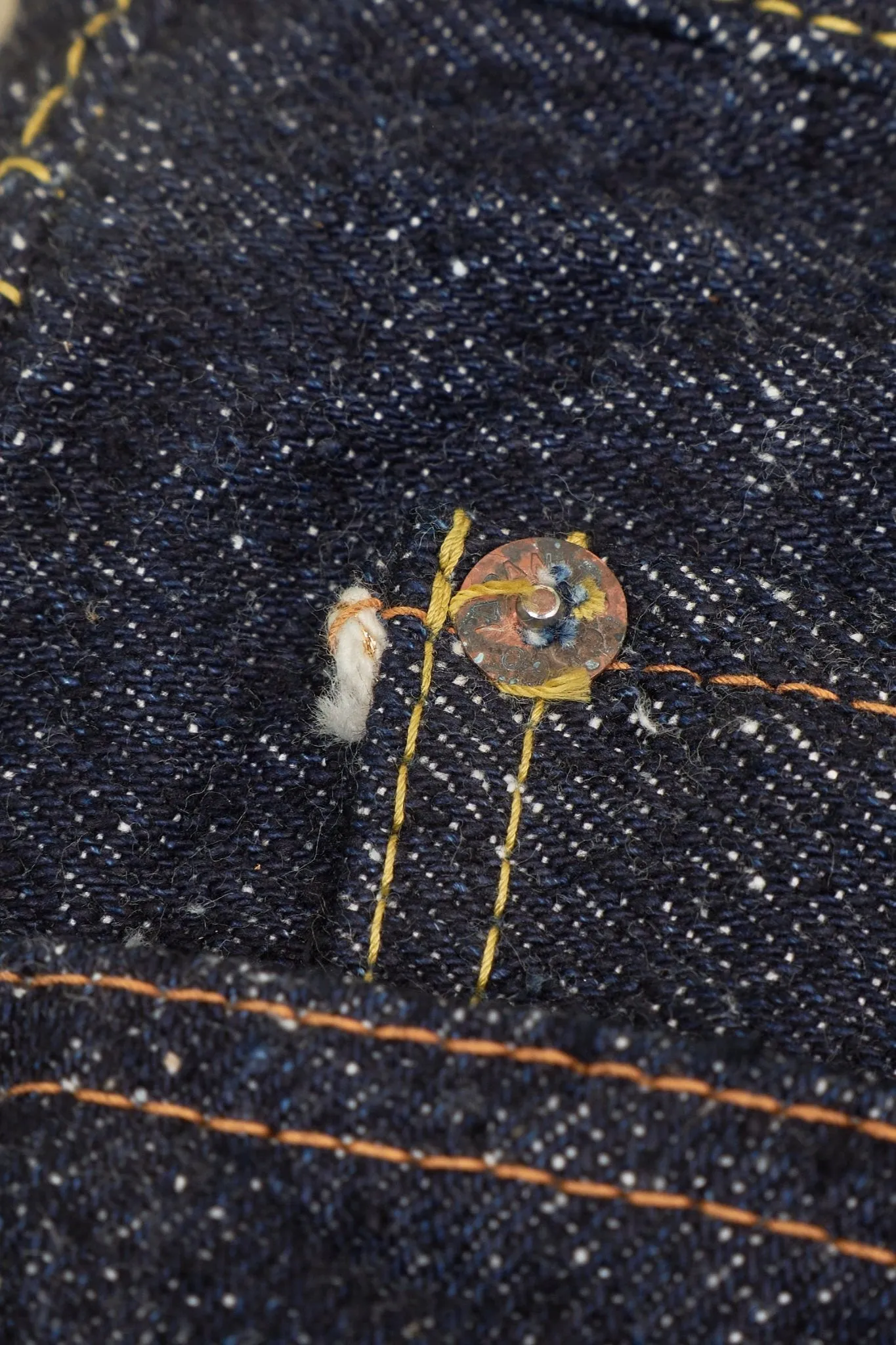 The Strike Gold "Keep Earth" Organic / Recycled Cotton Tapered Selvedge Jeans