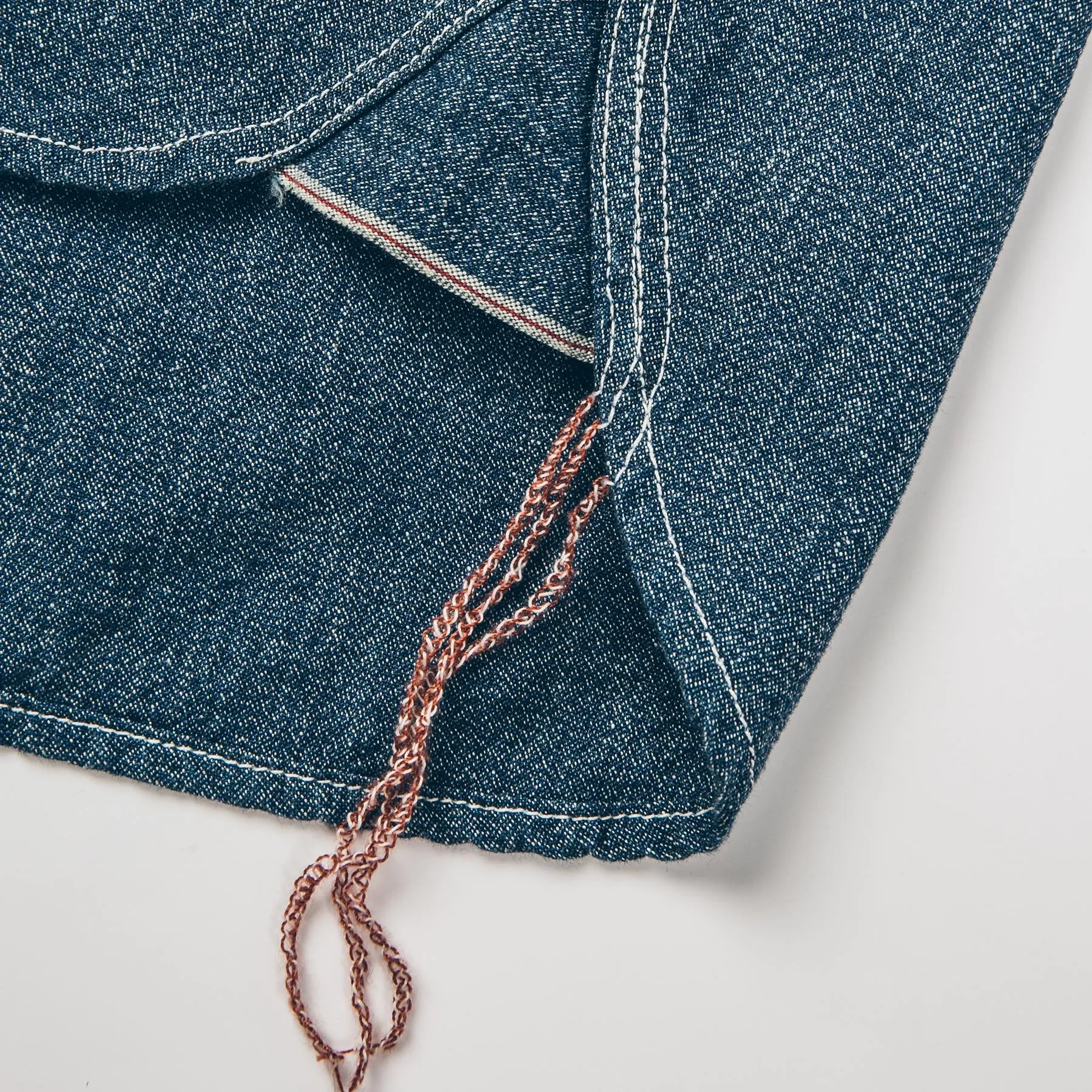 The Utility Shirt in Indigo Salt & Pepper Chambray