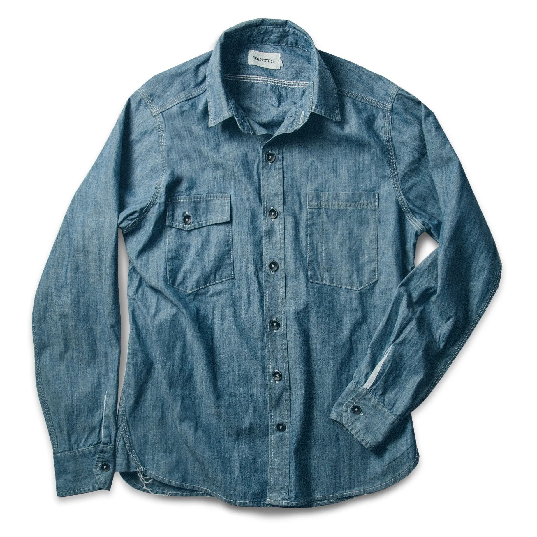 The Utility Shirt in Sea Washed Chambray