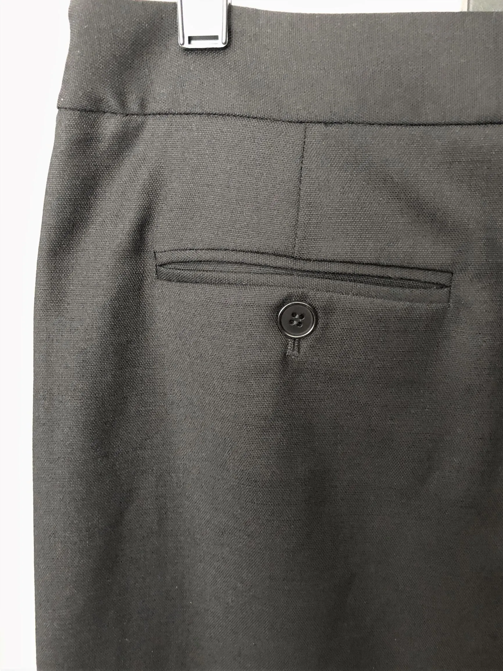 Theory NEW Size 2 Black Wool Pencil Skirt