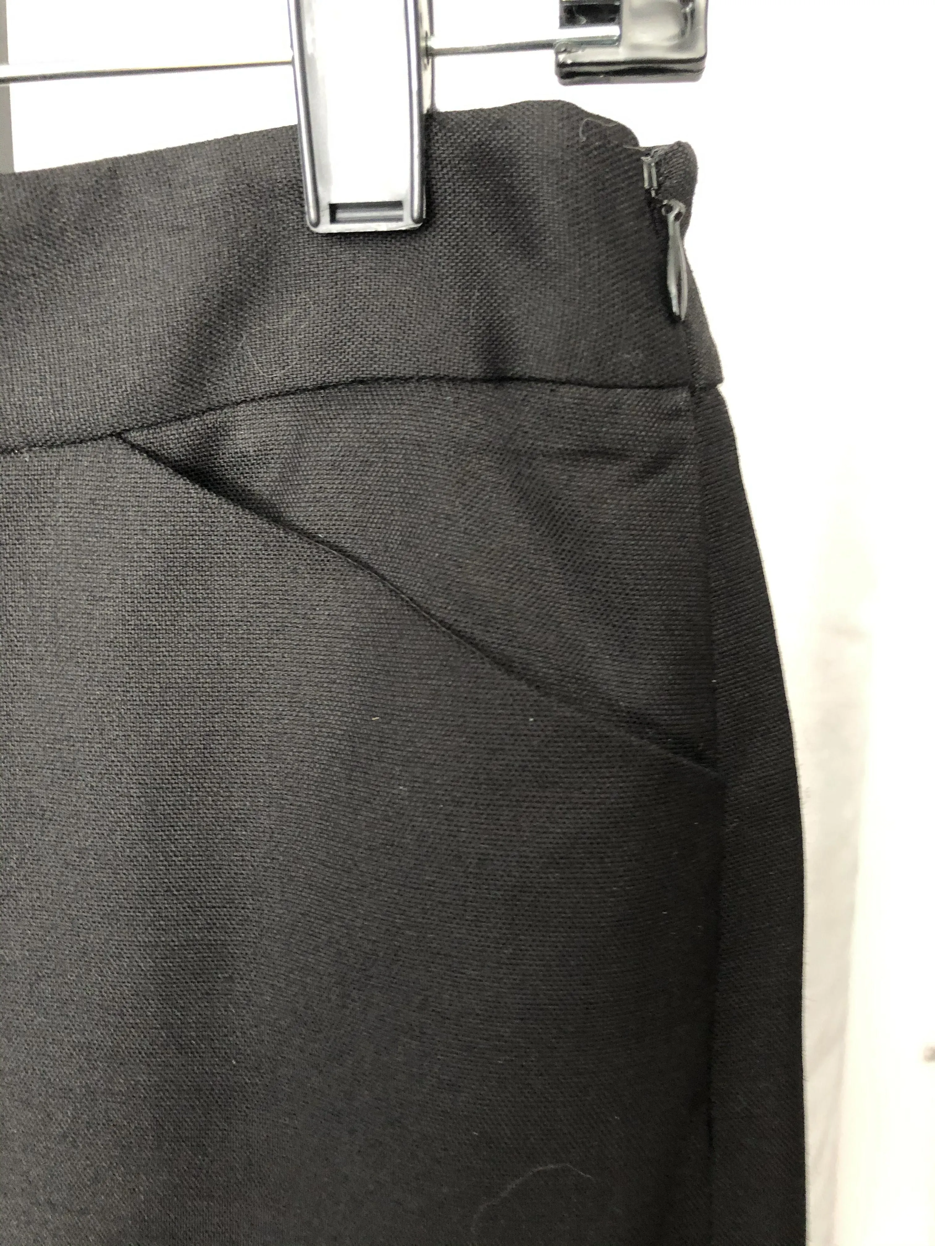 Theory NEW Size 2 Black Wool Pencil Skirt