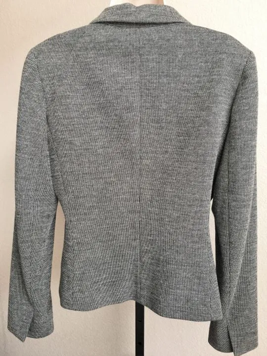 Theory Size 12 Nillian Gray Two-Button Blazer