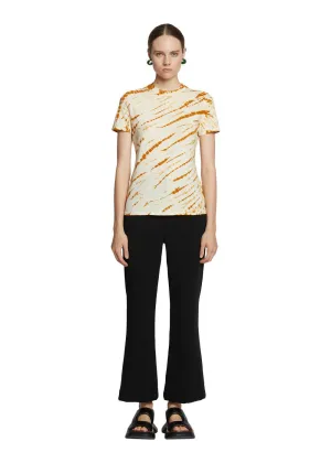 Tie Dye T-shirt - Vanilla/Ochre