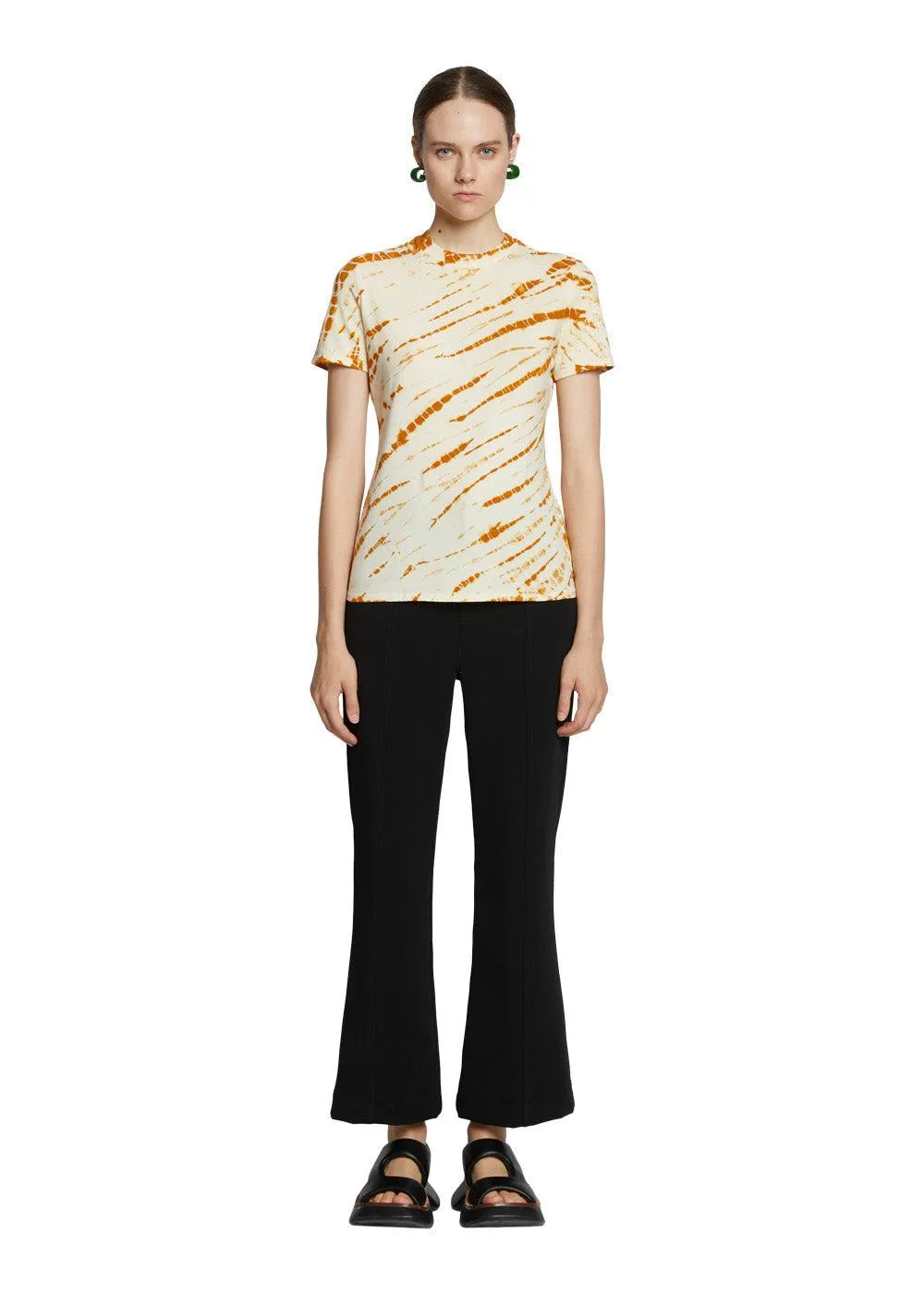 Tie Dye T-shirt - Vanilla/Ochre