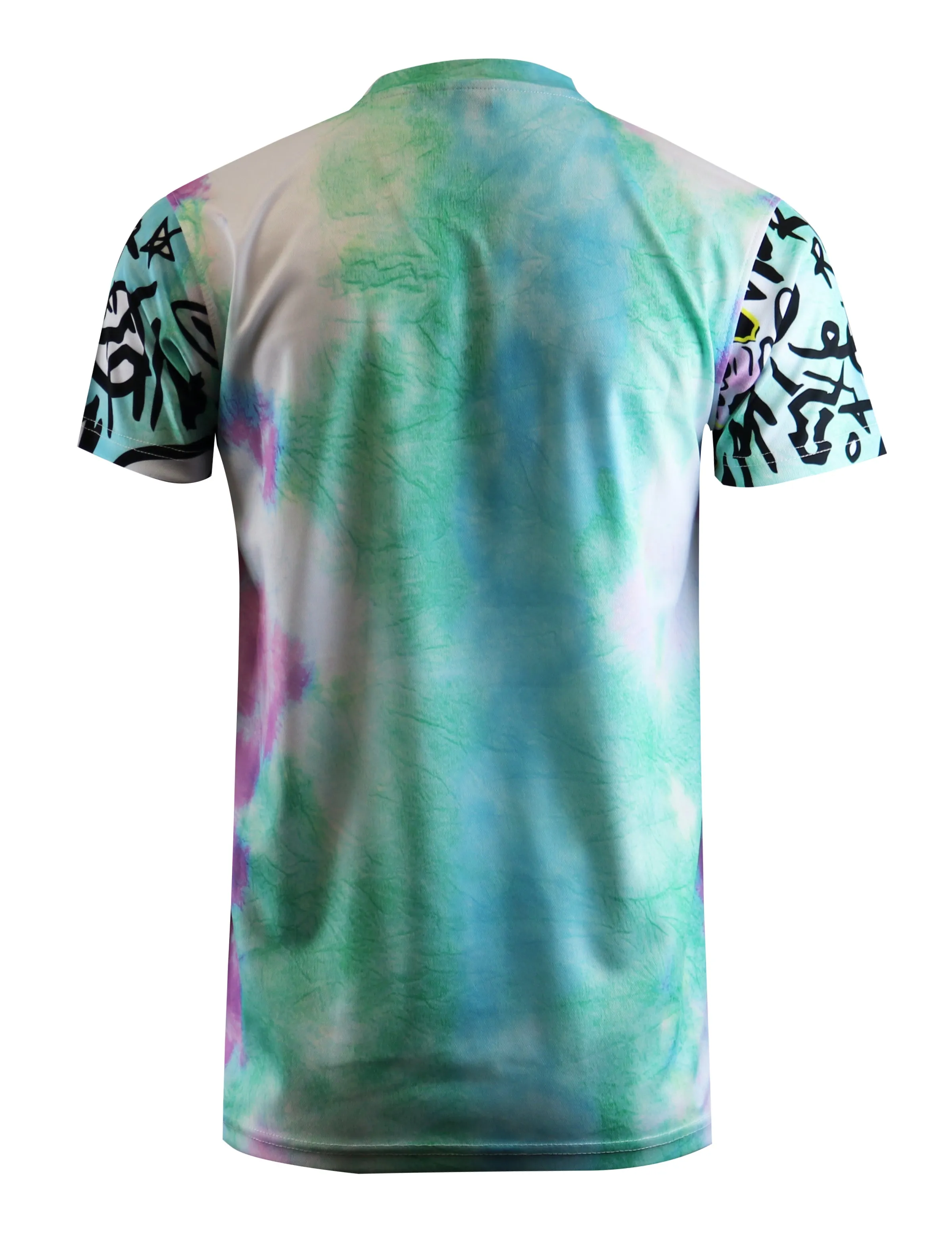 TIE DYE T-SHIRTS-S11089 (BLACK)