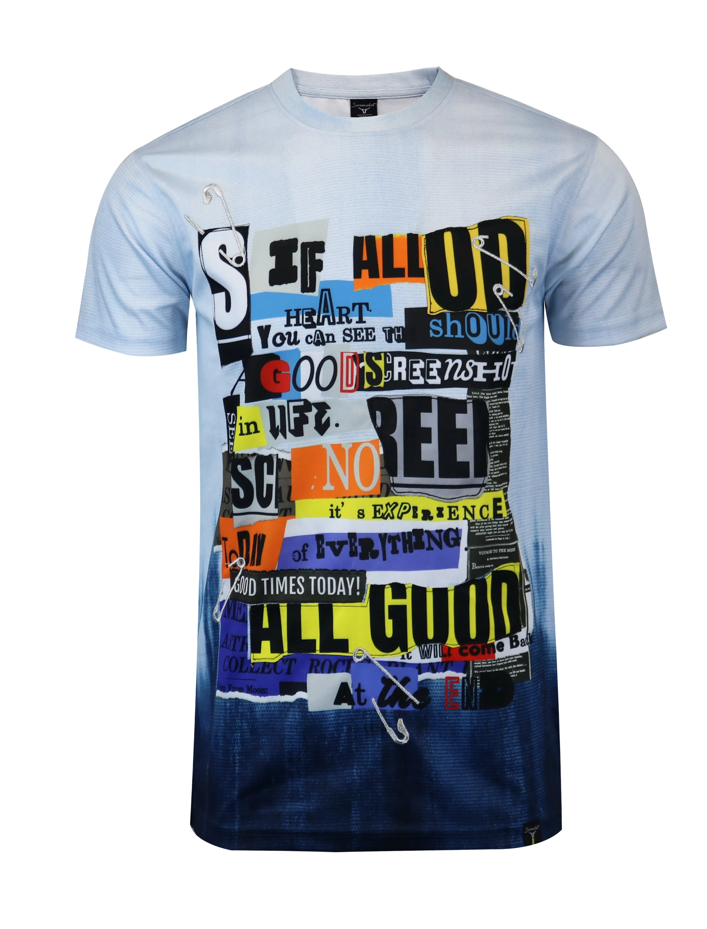 TIE DYE T-SHIRTS-S11091 (NAVY)