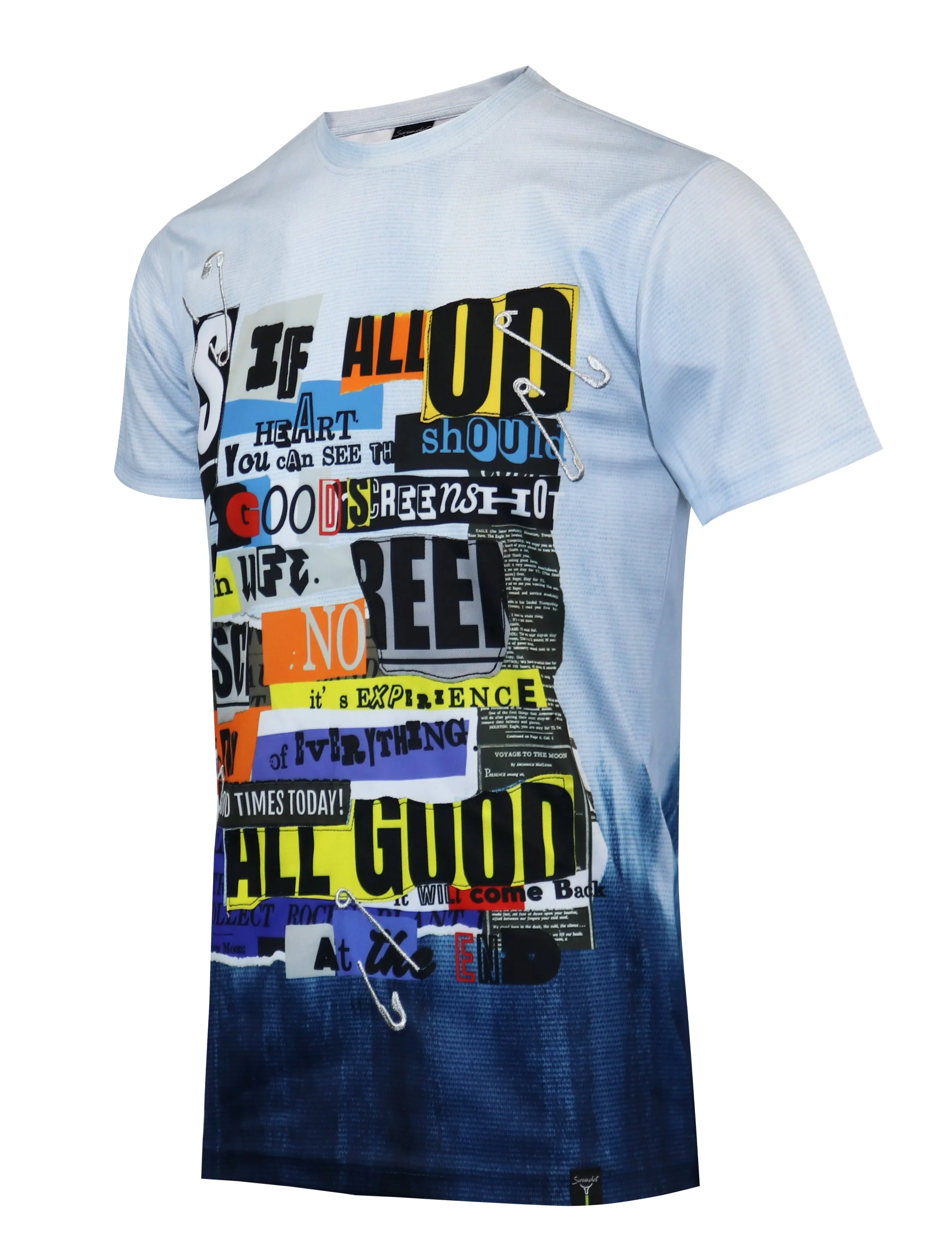 TIE DYE T-SHIRTS-S11091 (NAVY)