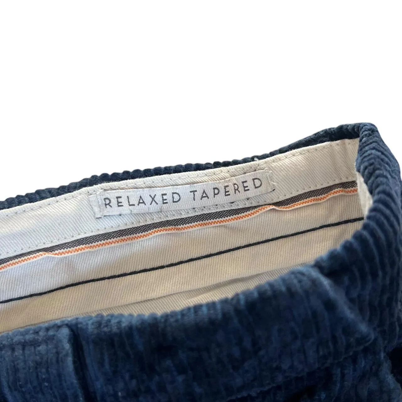 TIMBERLAND "Relaxed Tapered" Navy Blue Corduroy Cord Cargo Trousers
