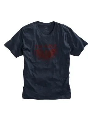Tin Haul Mens Navy Cotton Blend Aztec Eagle S/S T-Shirt