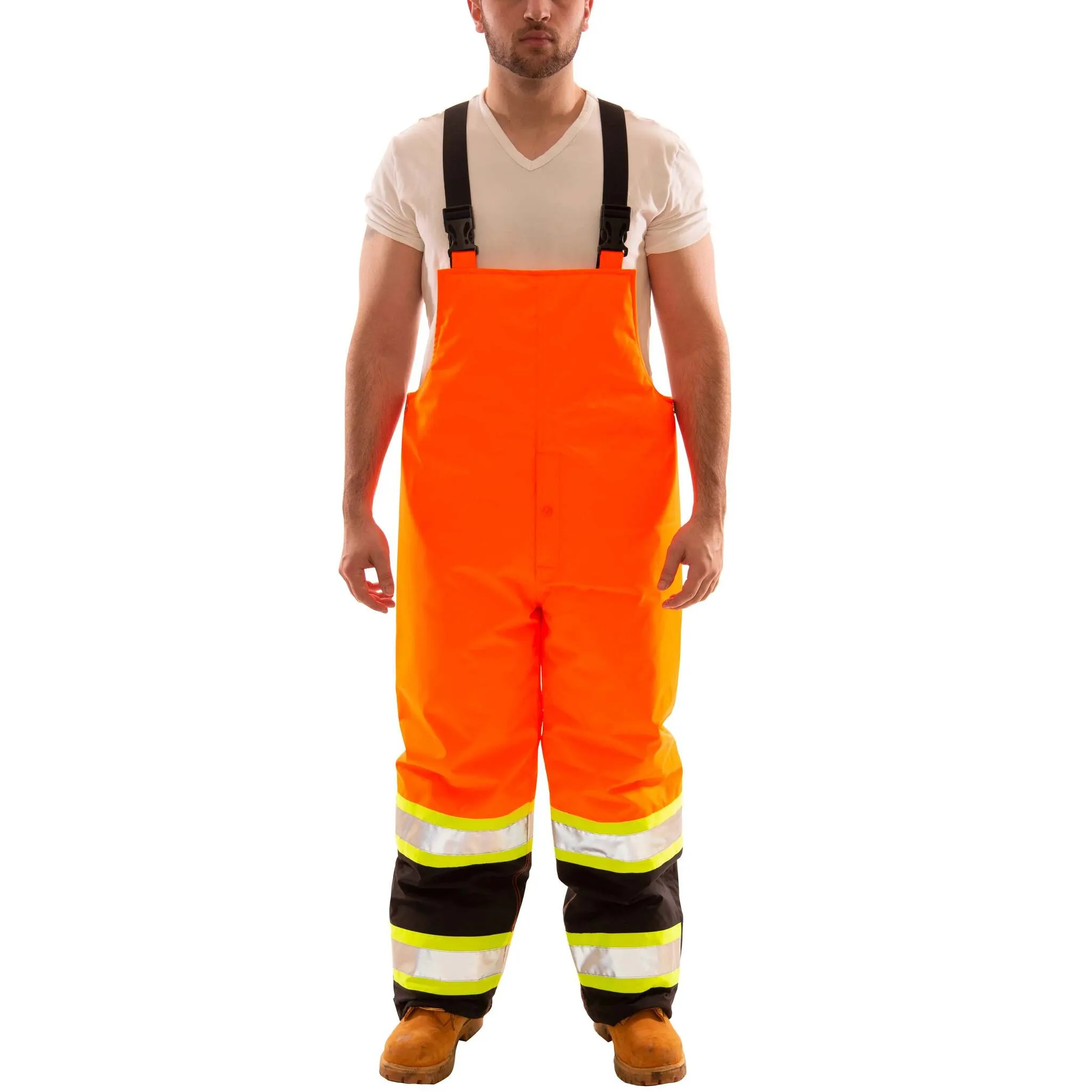 Tingley Icon™ Hi-Vis Insulated Overalls - CSA Z96 Class 3 Level 2, Breathable, Waterproof, Quick-Release Buckles, Adjustable Fit, 120g Insulation | Sizes S-5XL