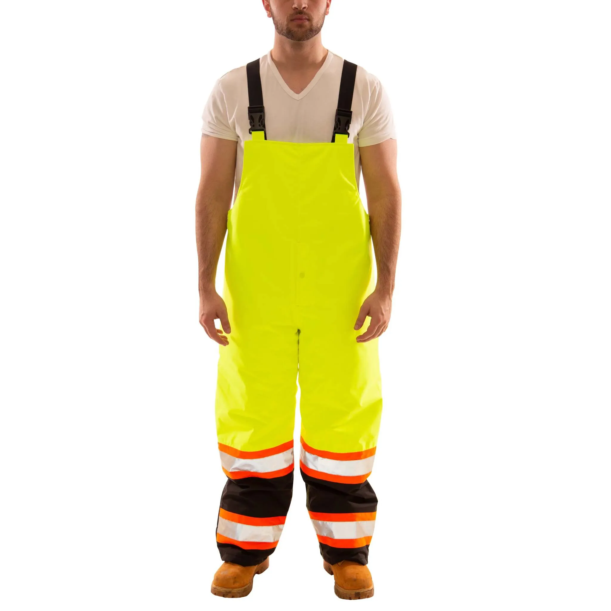 Tingley Icon™ Hi-Vis Insulated Overalls - CSA Z96 Class 3 Level 2, Breathable, Waterproof, Quick-Release Buckles, Adjustable Fit, 120g Insulation | Sizes S-5XL