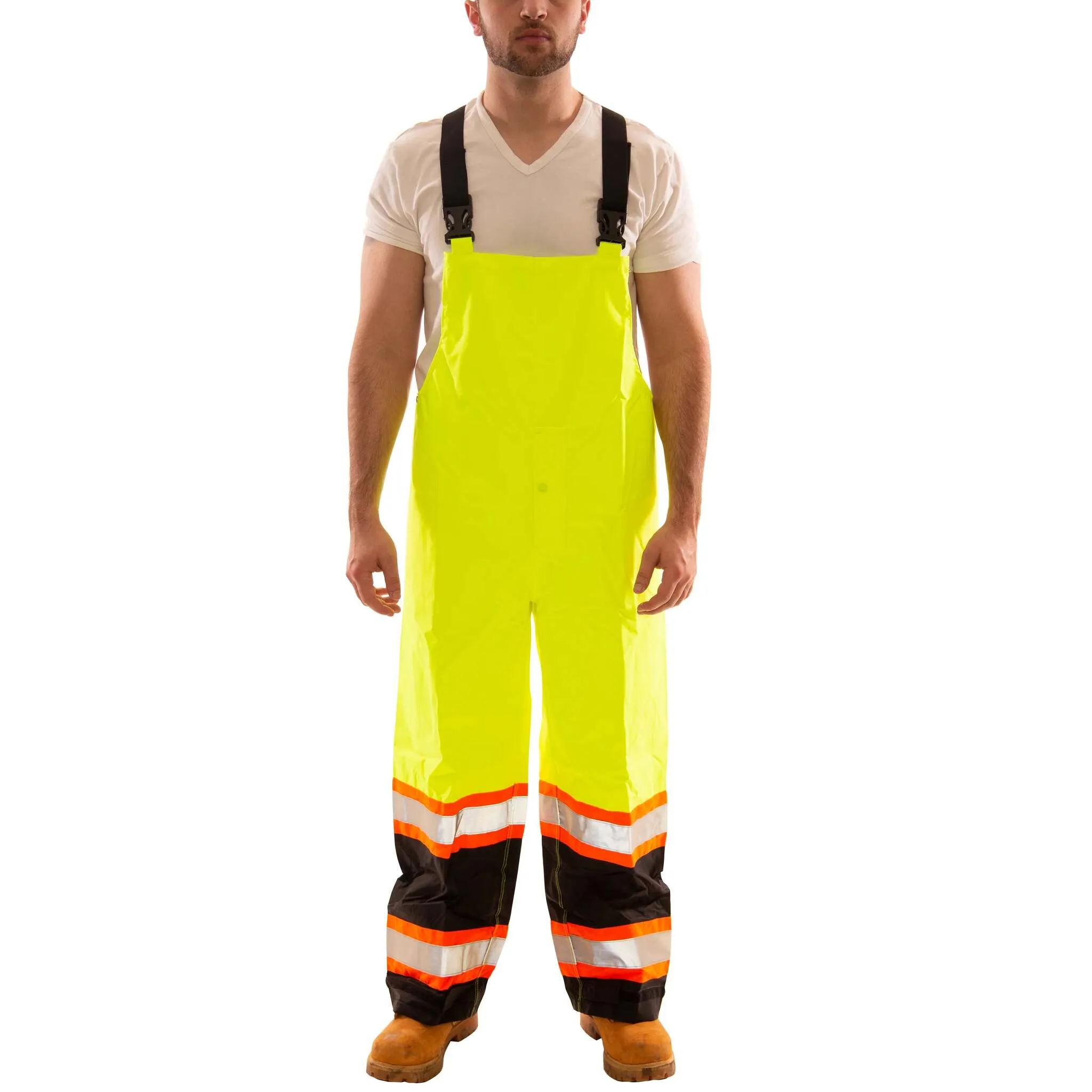 Tingley Icon™ High Visibility Overalls - CSA Z96 Class 3 Level 2, Waterproof, Breathable, Reflective Tape, Quick Release Buckles, All-Season Comfort | Sizes S-5XL