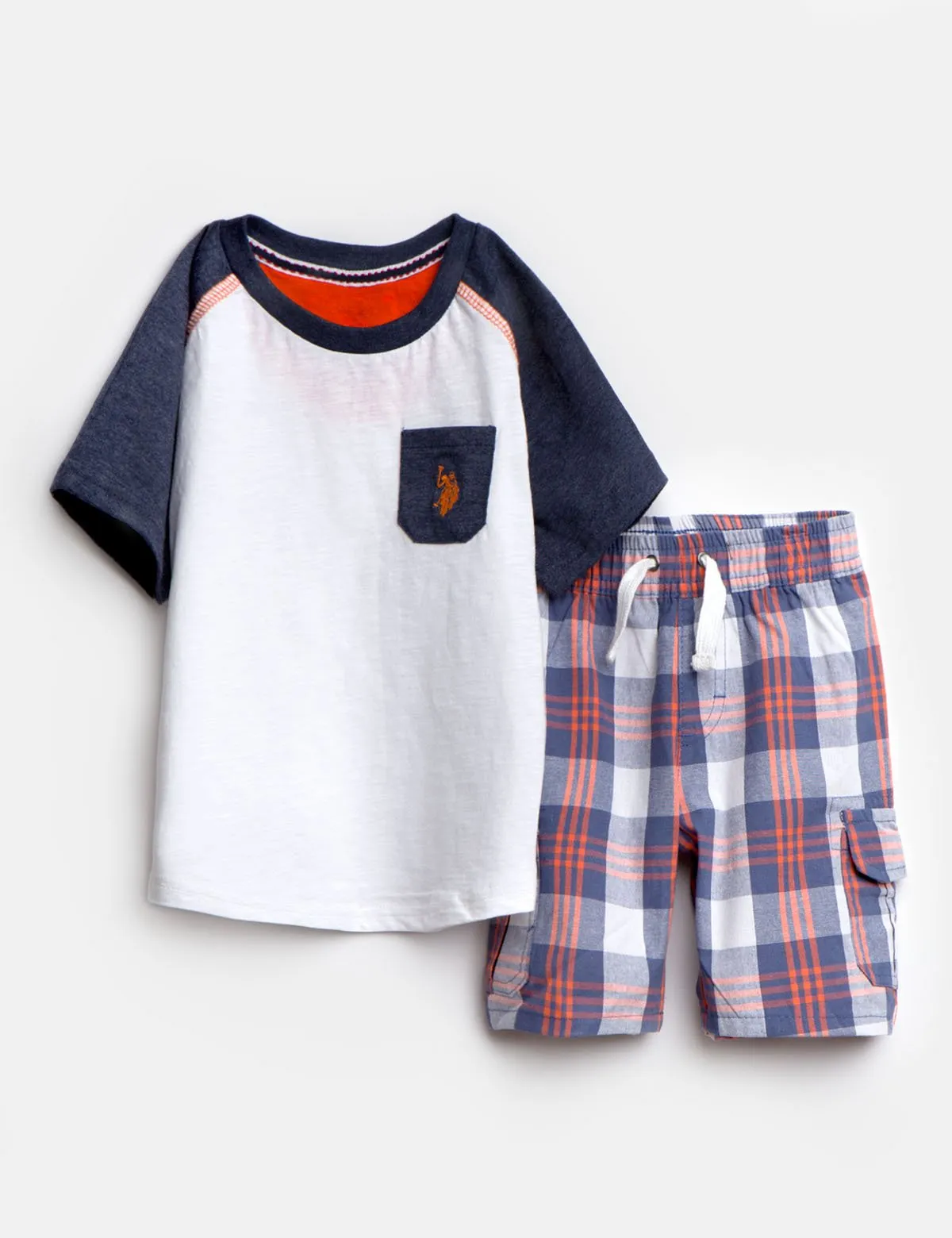 TODDLER BOYS 2 PIECE SET: TEE & SHORTS
