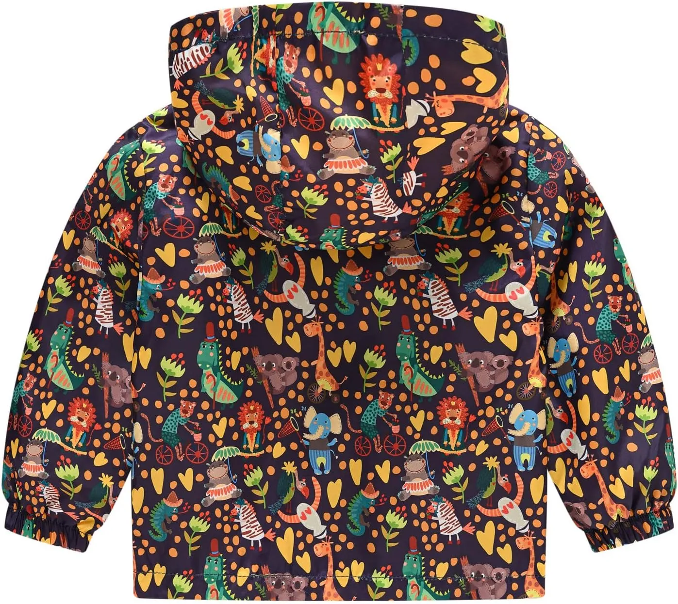 Toddler Hooded Jackets Dinosaur Baby Boys Girls Cartoon Print 2025 Lightweight Zip Up Spring Summer Windproof Coat