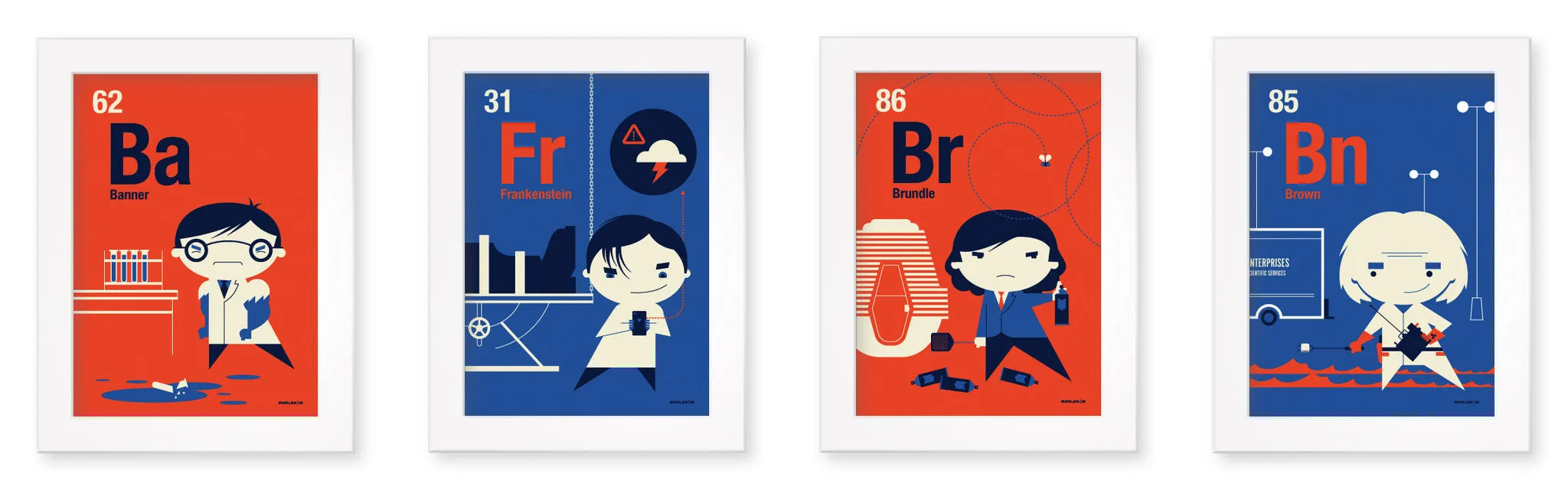 Tom Whalen - "Periodic Table Flash Cards"