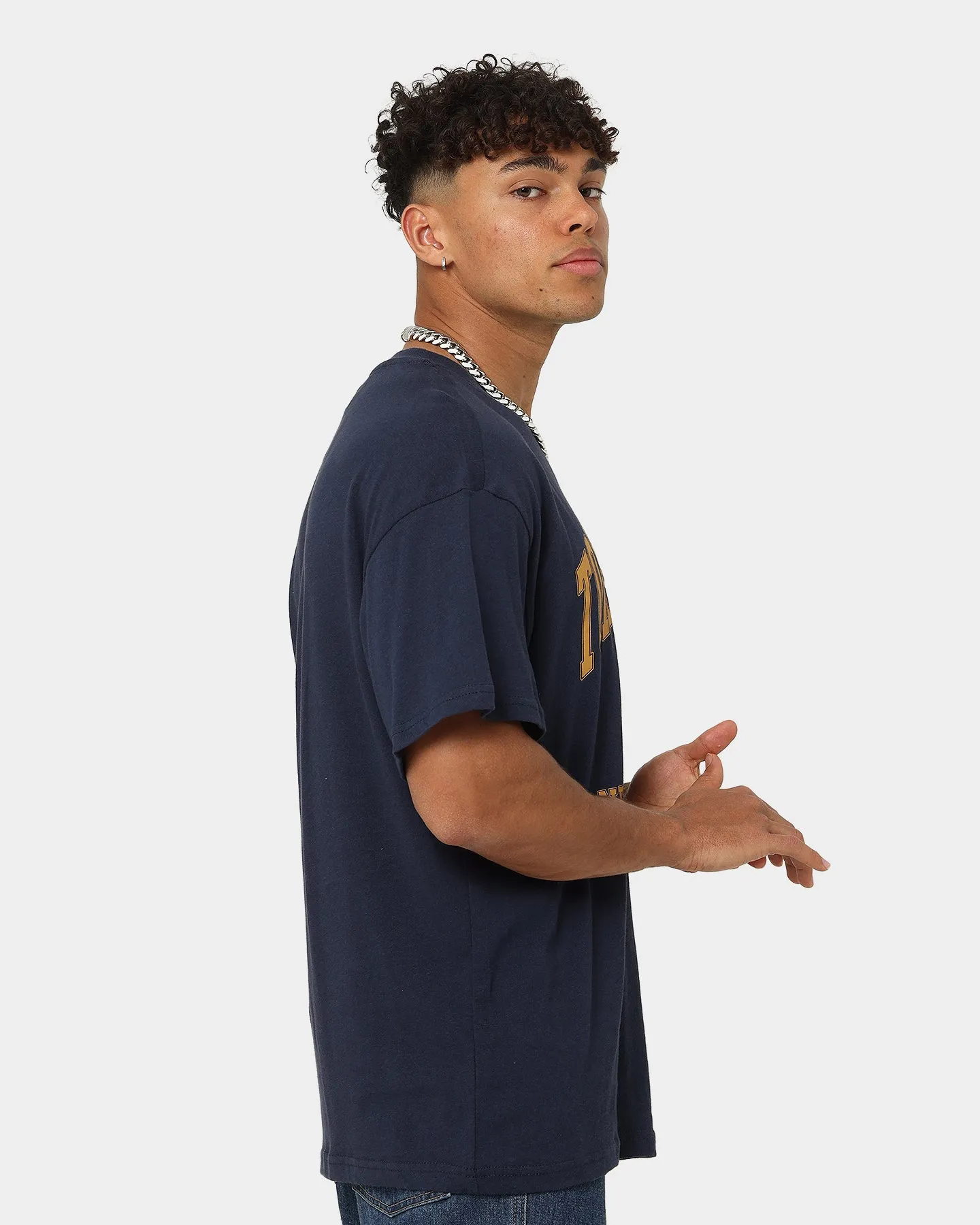 Tommy Jeans TJM College Logo T-Shirt Twilight Navy