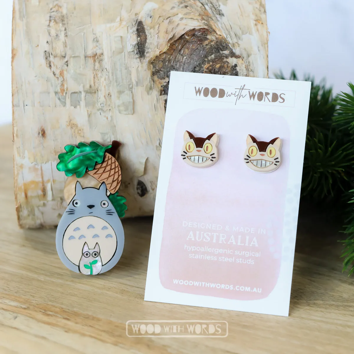 Totoro Acorn Brooch