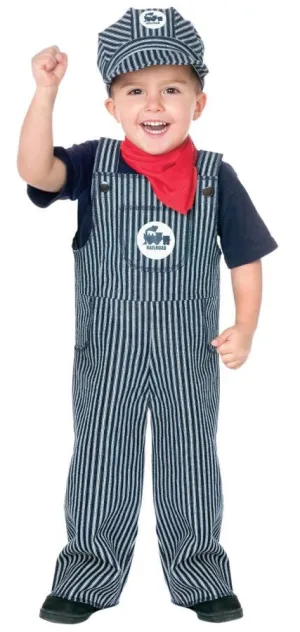 Train Engineer Toddler 3T-4T  Costume