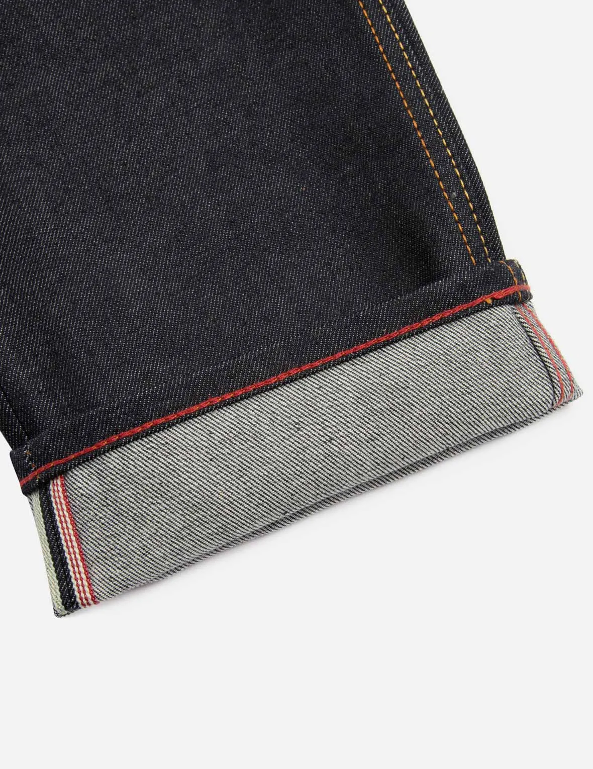 Treasure and Cloud-pattern Daicock Print Carrot Fit Selvedge Denim Jeans #2017