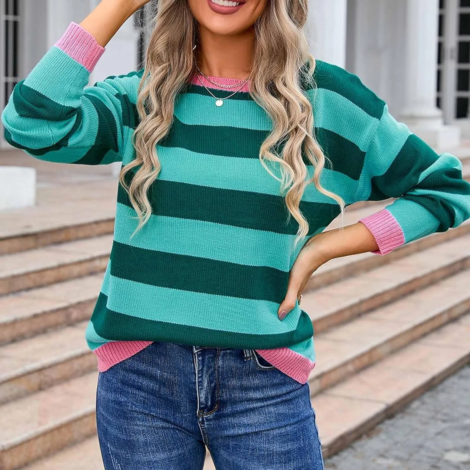 Trendy Sweatshirts Oversized for Women Hoodies Orange and White Long Sleeve Cropped Pullover Funny Loose Fit Outfit