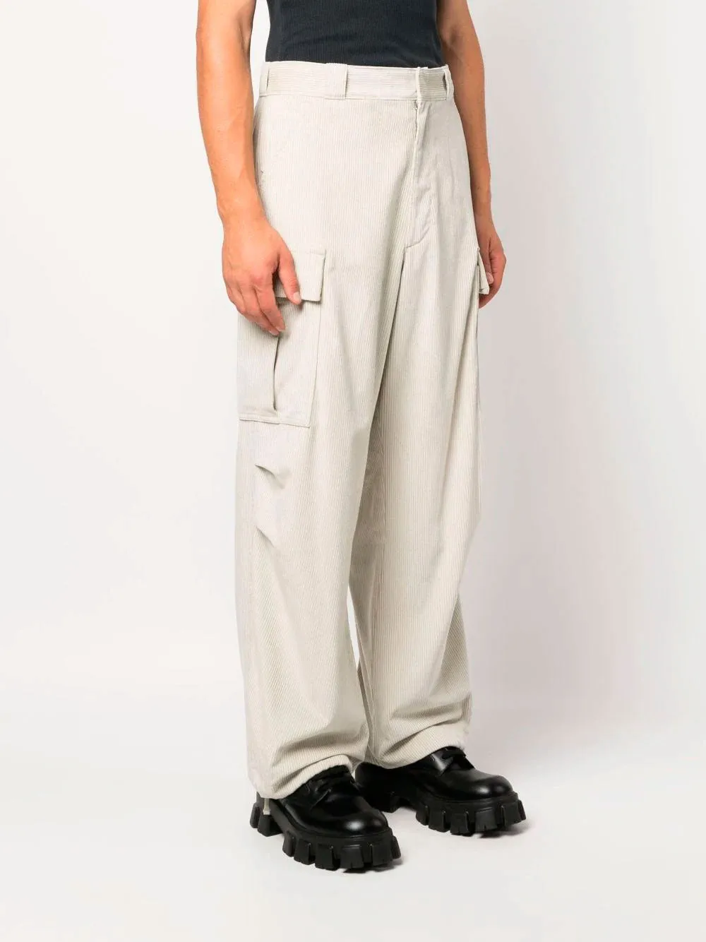 Triangle-logo cargo trousers