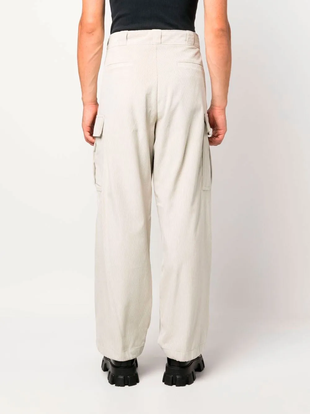 Triangle-logo cargo trousers