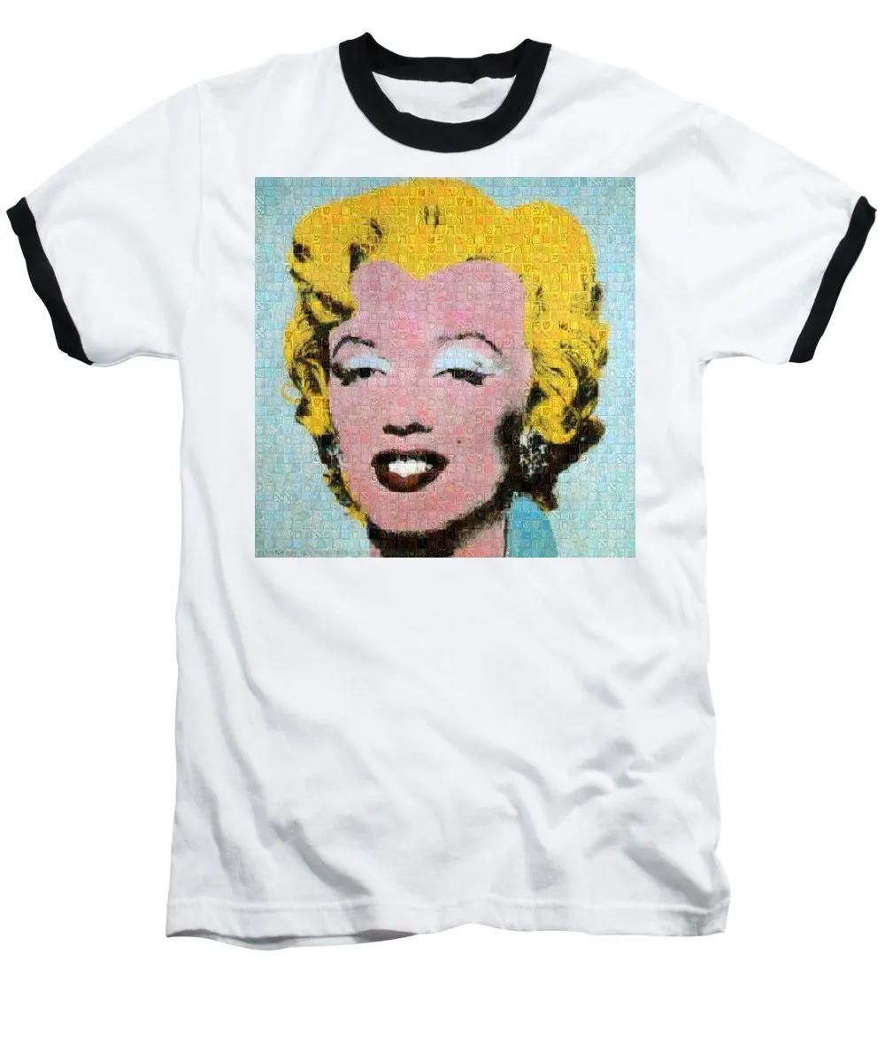 Tribute to Andy Warhol - 1 - Baseball T-Shirt