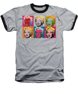 Tribute to Andy Warhol - 2 - Baseball T-Shirt