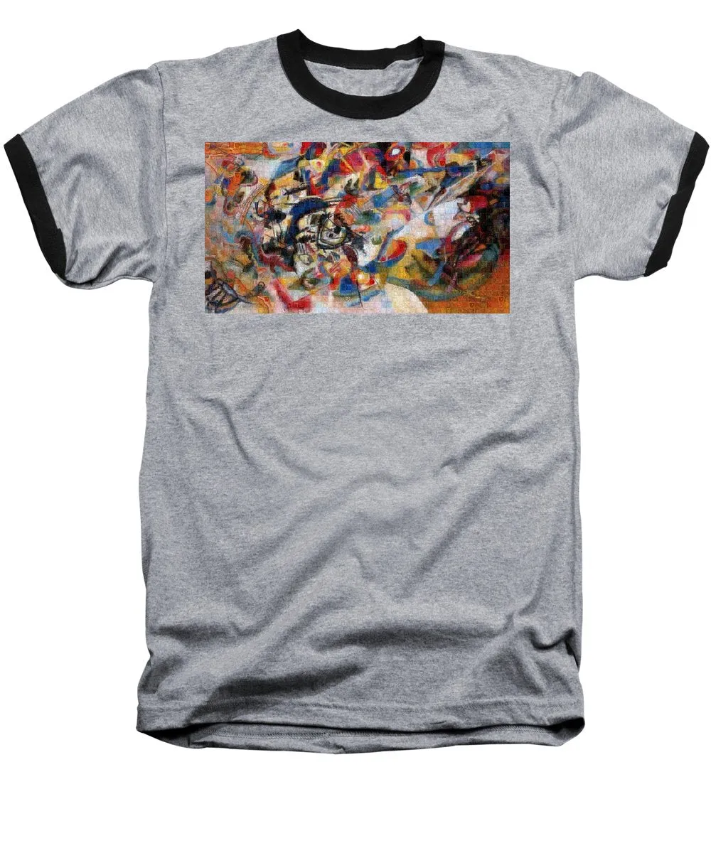 Tribute to Kandinsky - 1 - Baseball T-Shirt