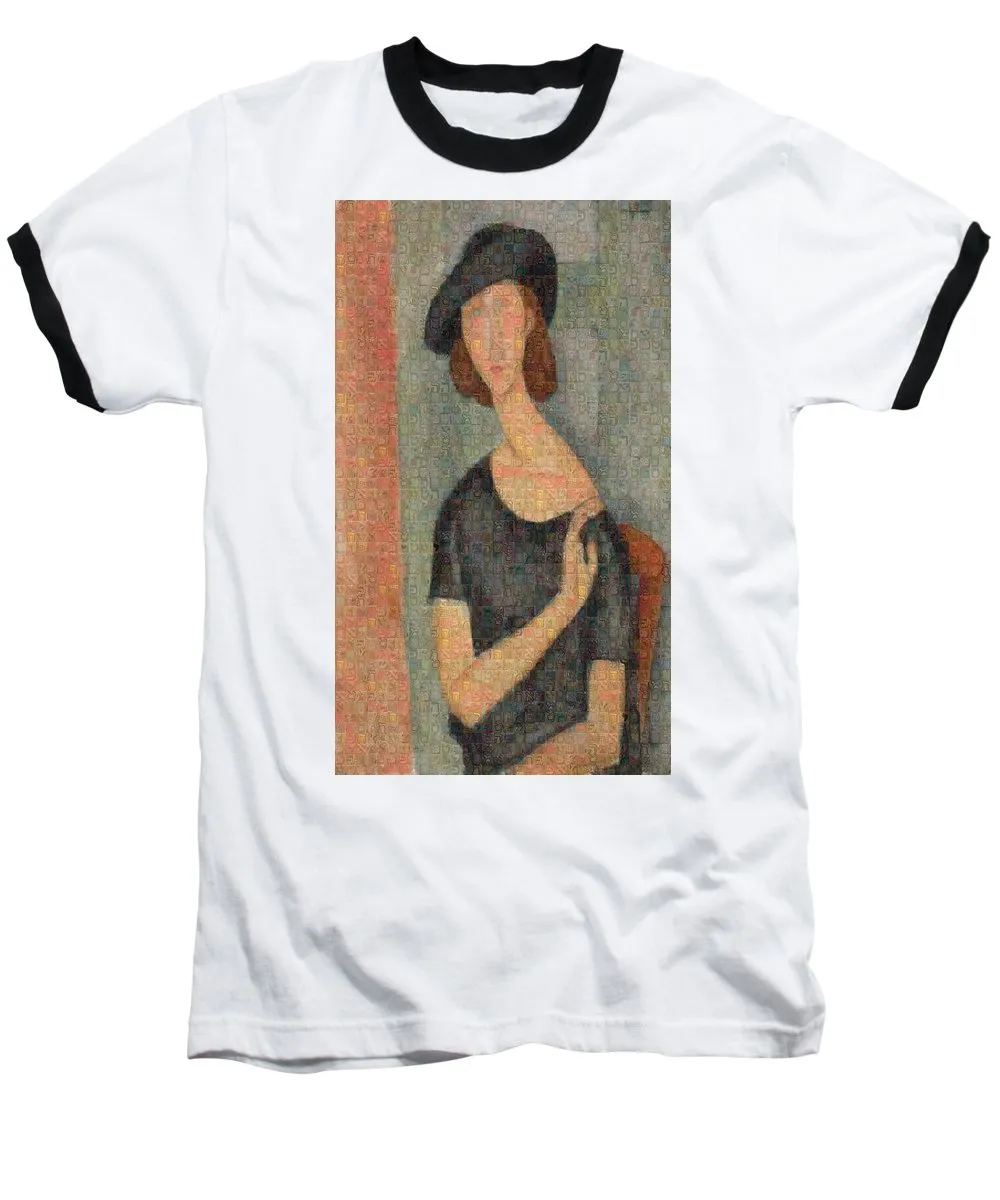 Tribute to Modigliani - 2 - Baseball T-Shirt