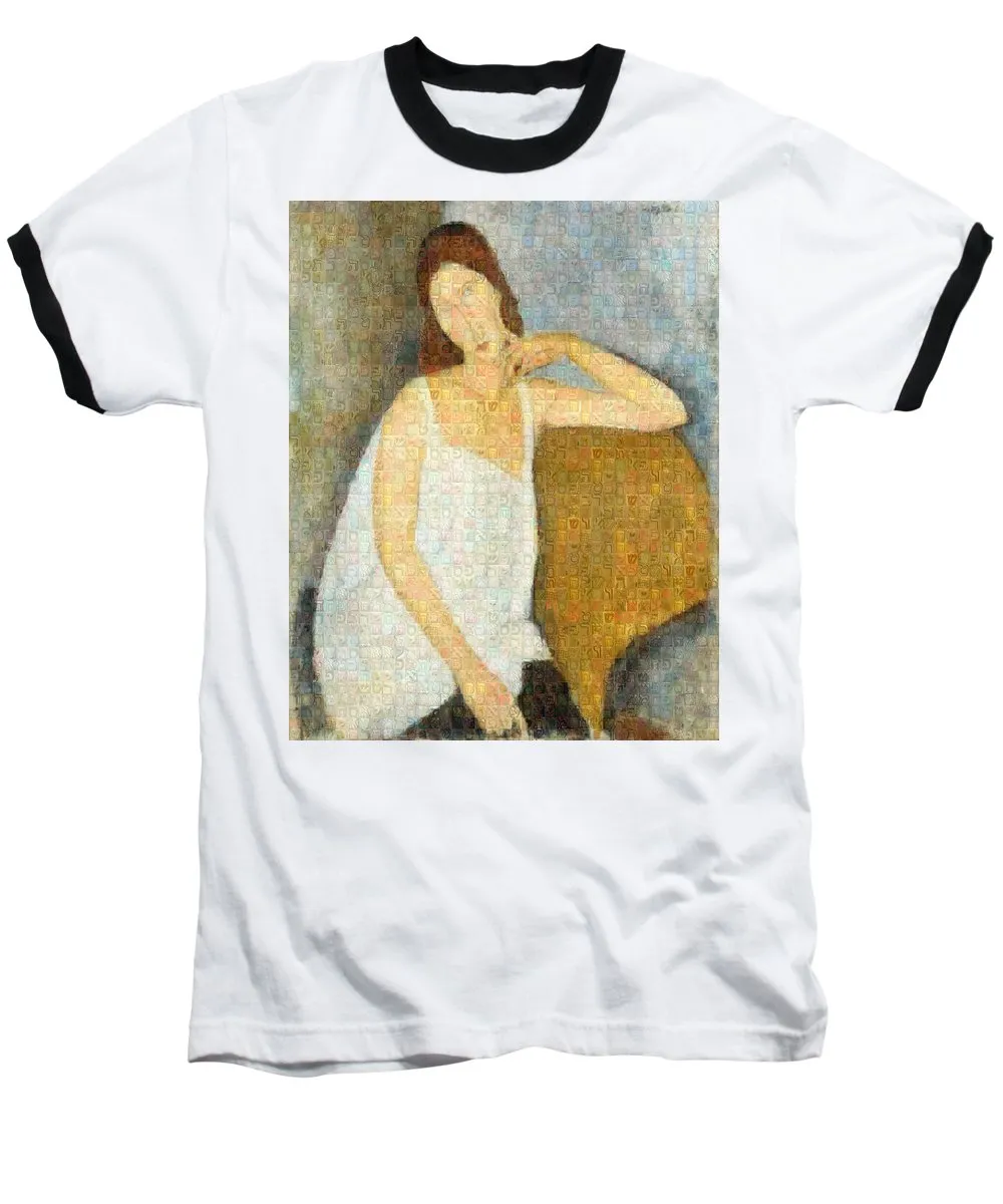 Tribute to Modigliani - 3 - Baseball T-Shirt