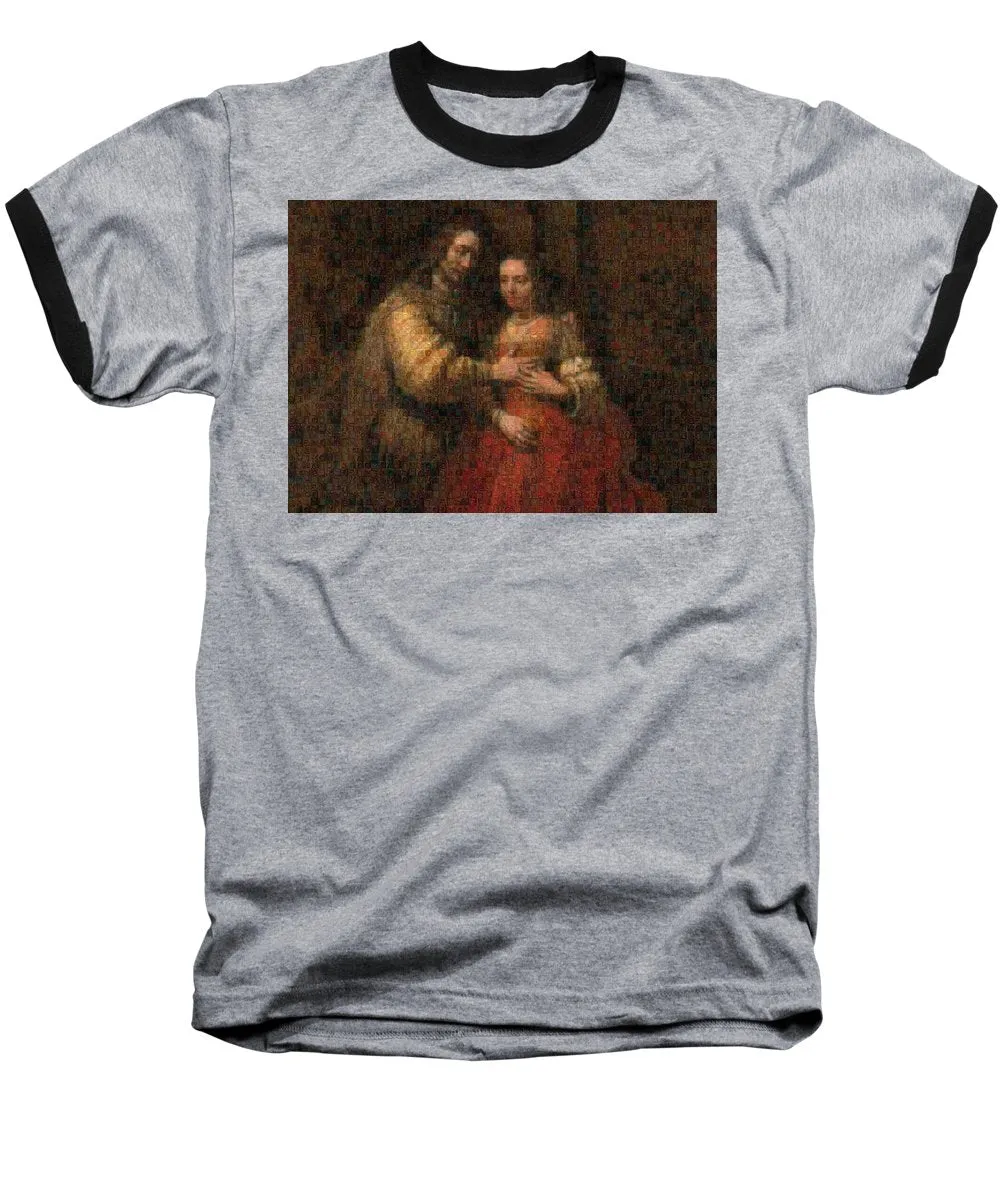 Tribute to Rembrandt - Baseball T-Shirt
