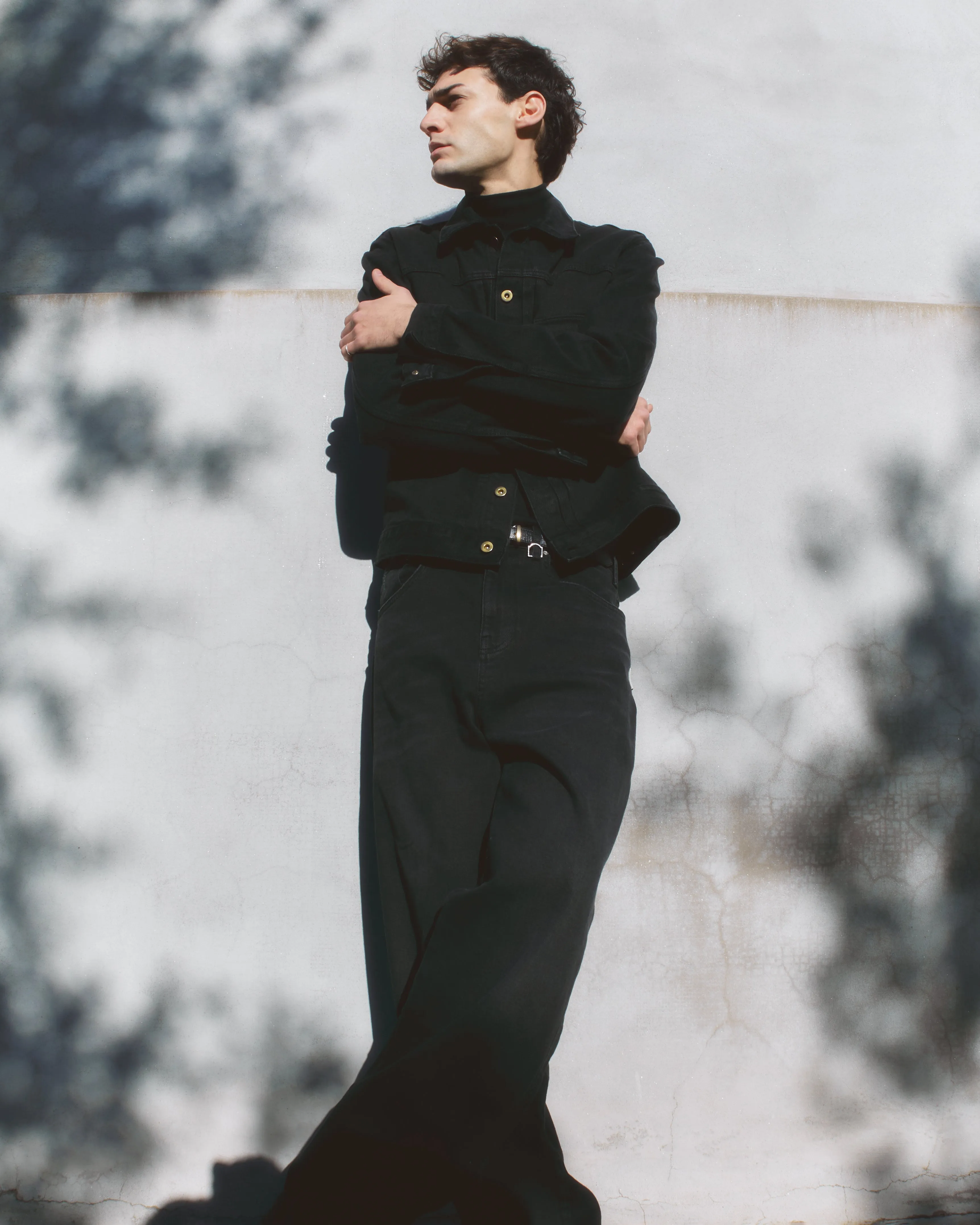 Trucker Jacket Denim Nero