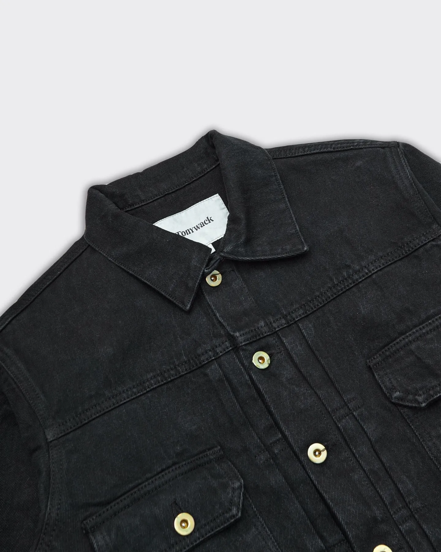 Trucker Jacket Denim Nero