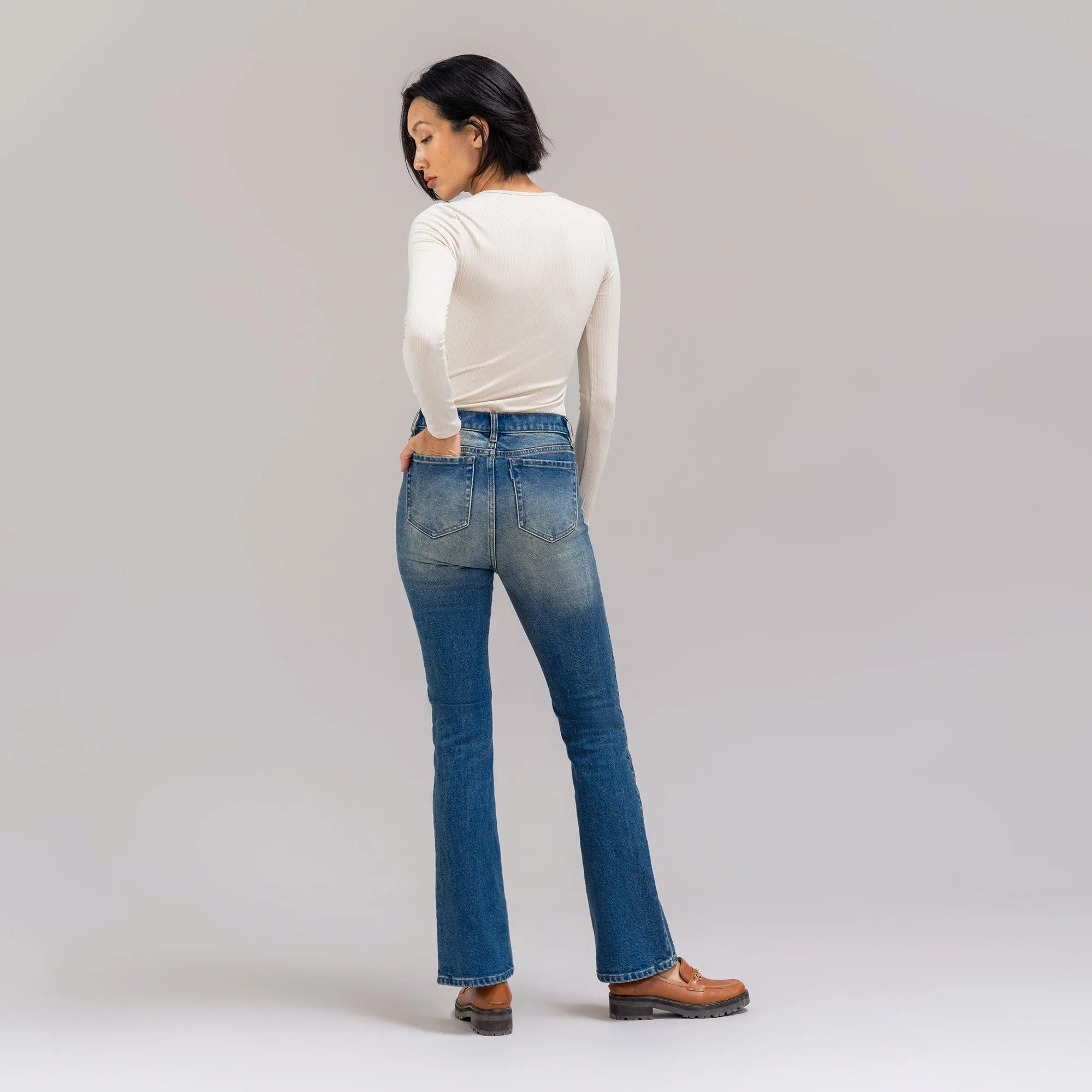 True Bootcut Jeans