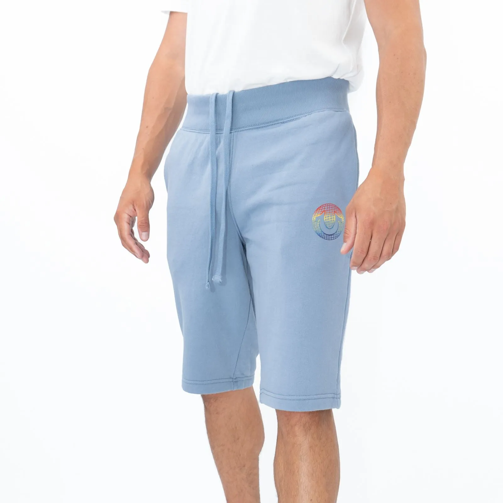 True Religion Mens Shorts Blue