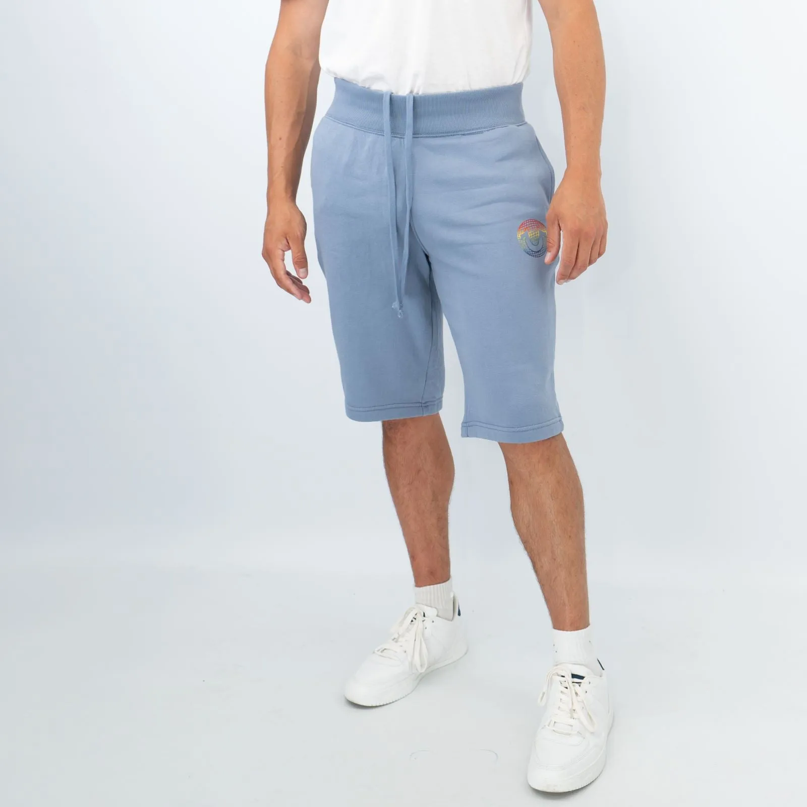 True Religion Mens Shorts Blue