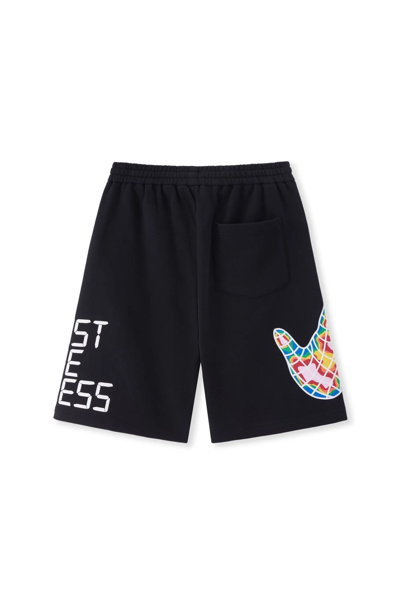 TRUST THE PROCESS SHORTS BLACK