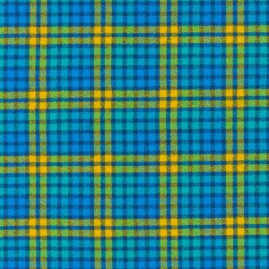 Turquoise/Peri/Yellow/Navy Plaid | Mammoth Flannel | Robert Kaufman