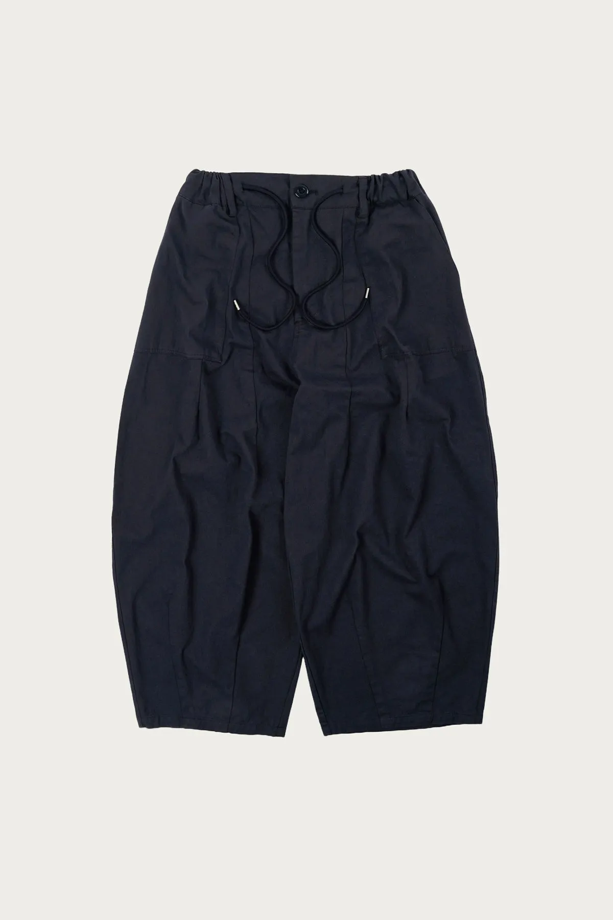 Twill Balloon Pants - Navy