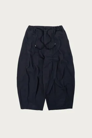 Twill Balloon Pants - Navy