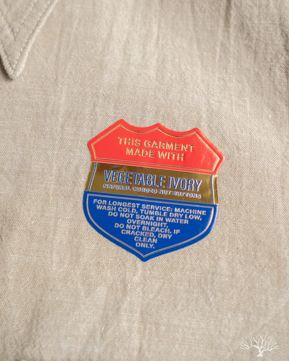 Uncle Sam Selvedge Chambray Work Shirt - Tan