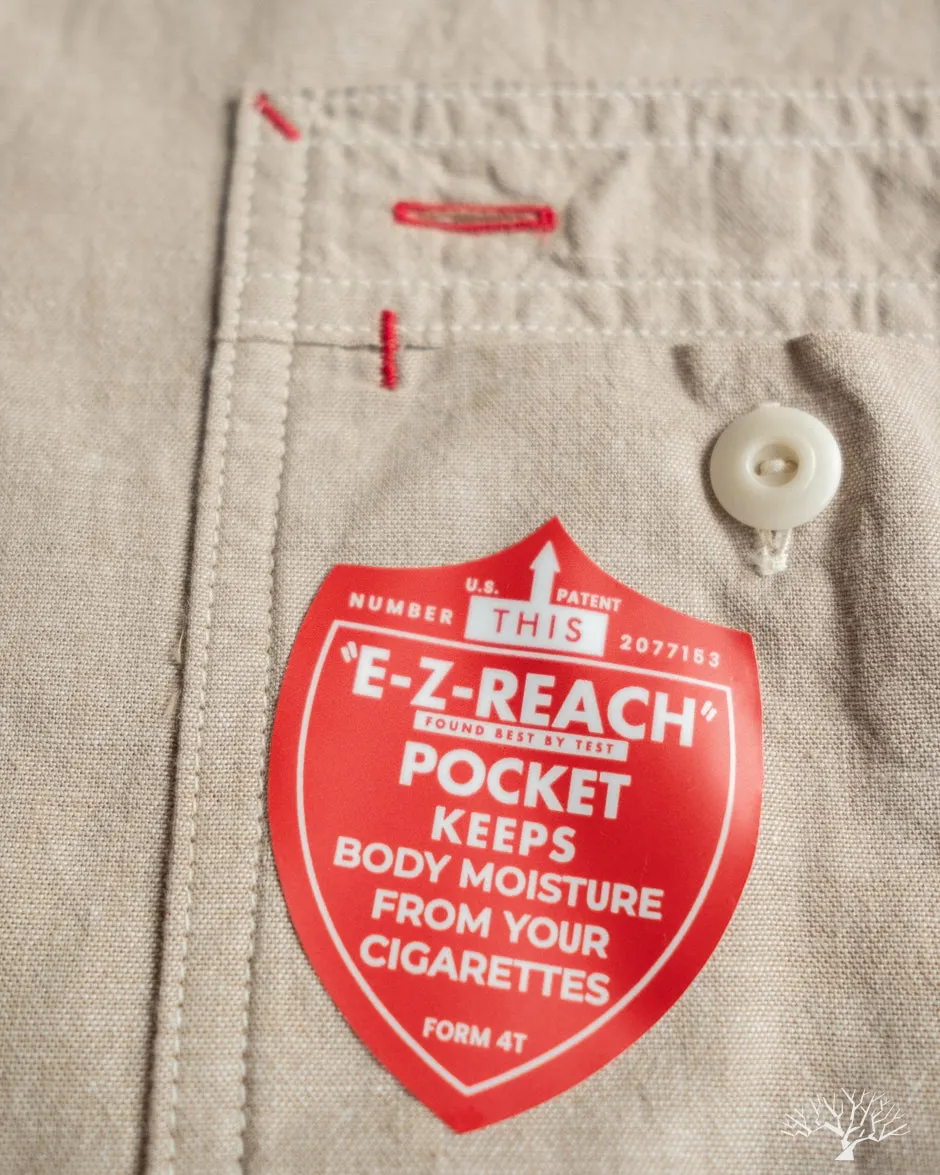 Uncle Sam Selvedge Chambray Work Shirt - Tan