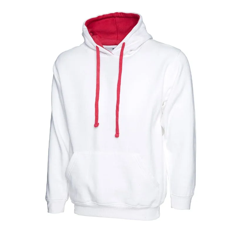 Uneek Contrast Hooded Sweatshirt UC507