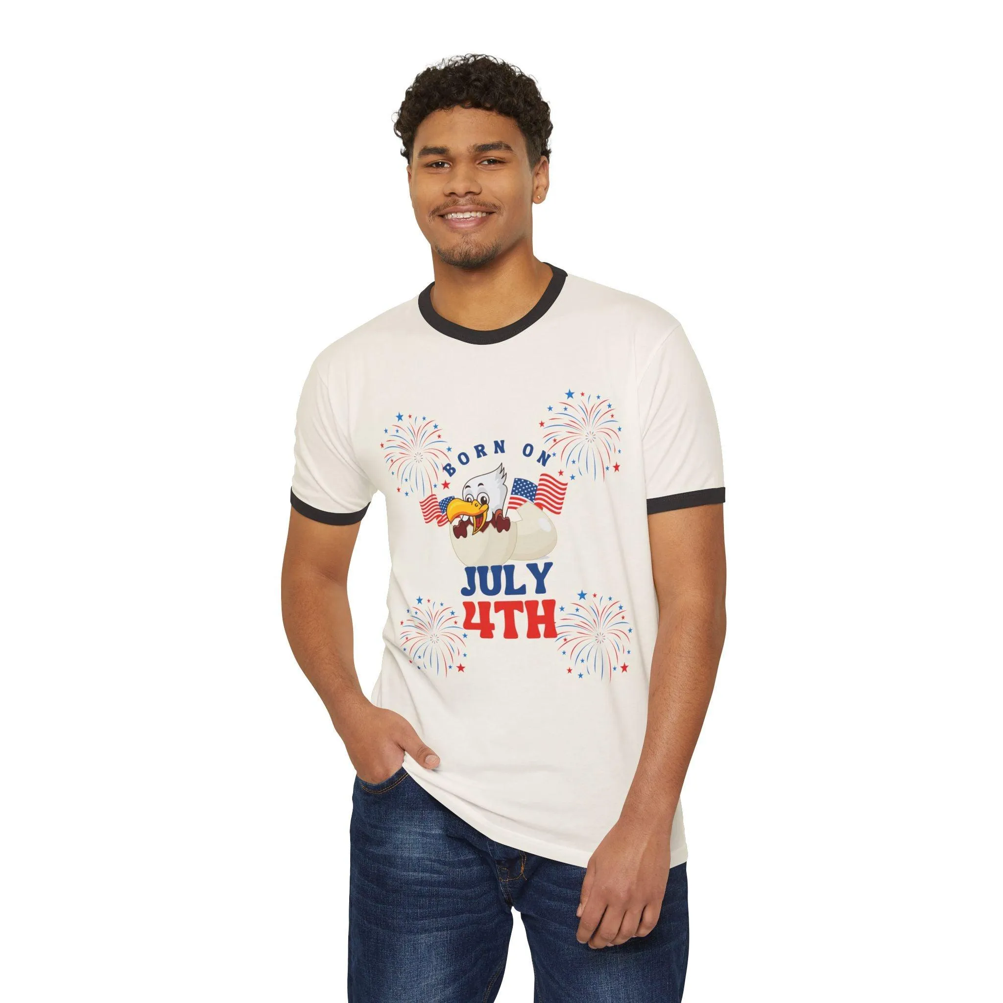 Unisex Cotton Ringer T-Shirt