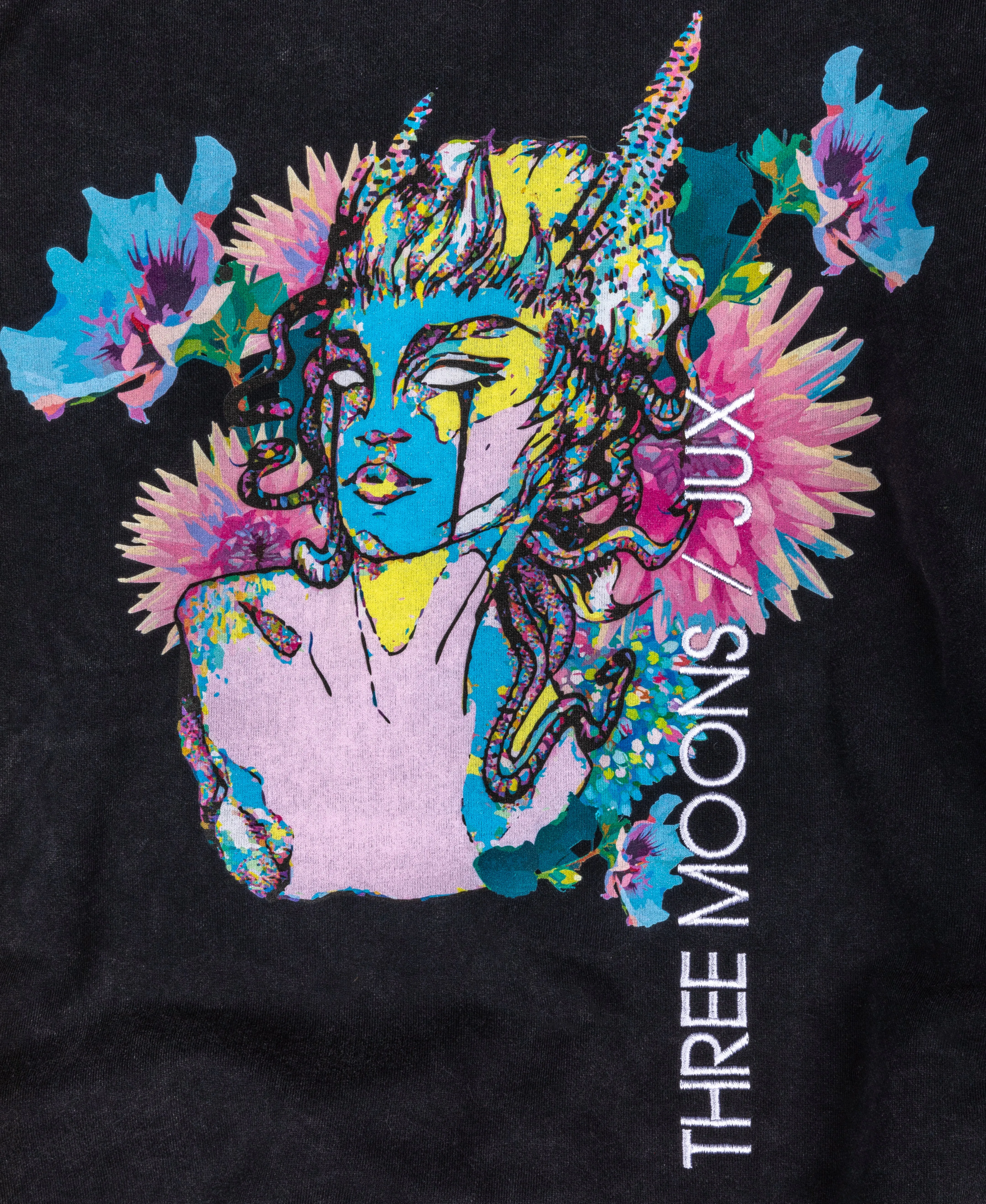 Unisex Embroidered Super Heavyweight Oversized Faded Sweatshirt
