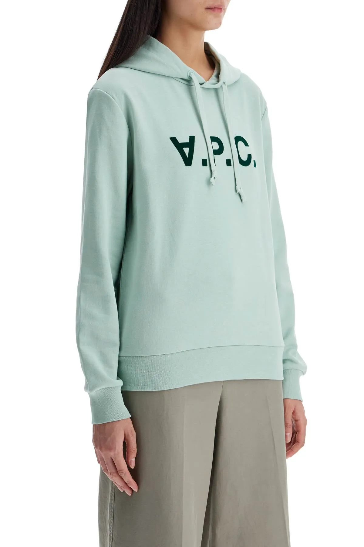 unisex grand vpc hooded sweat COHBN M27908 VERT FONCE