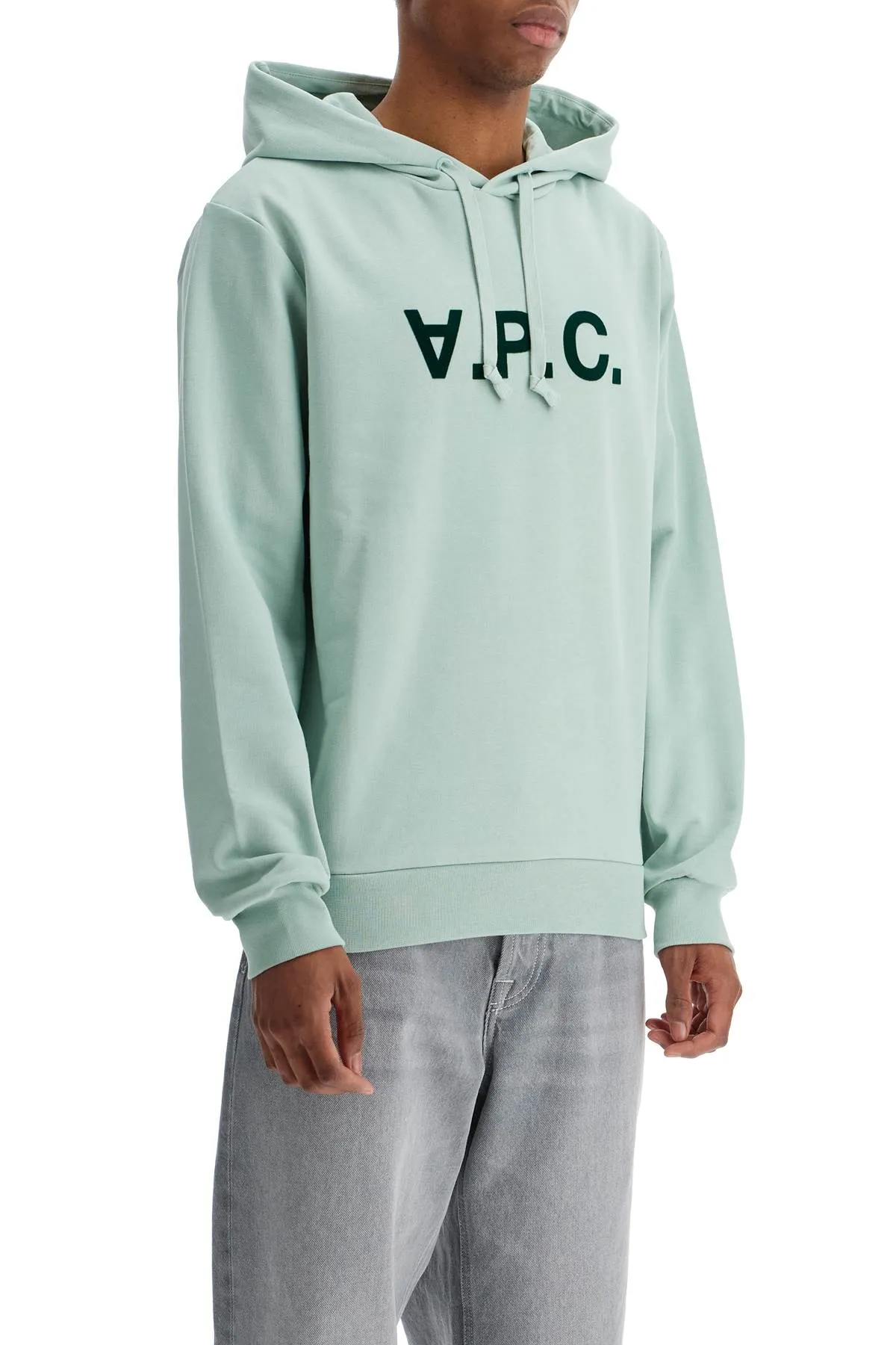 unisex grand vpc hooded sweat COHBN M27908 VERT FONCE